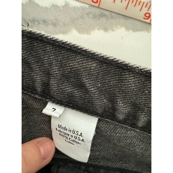 Vintage Calvin Klein Jeans Size 7 Black Straight Leg - Picture 6 of 8